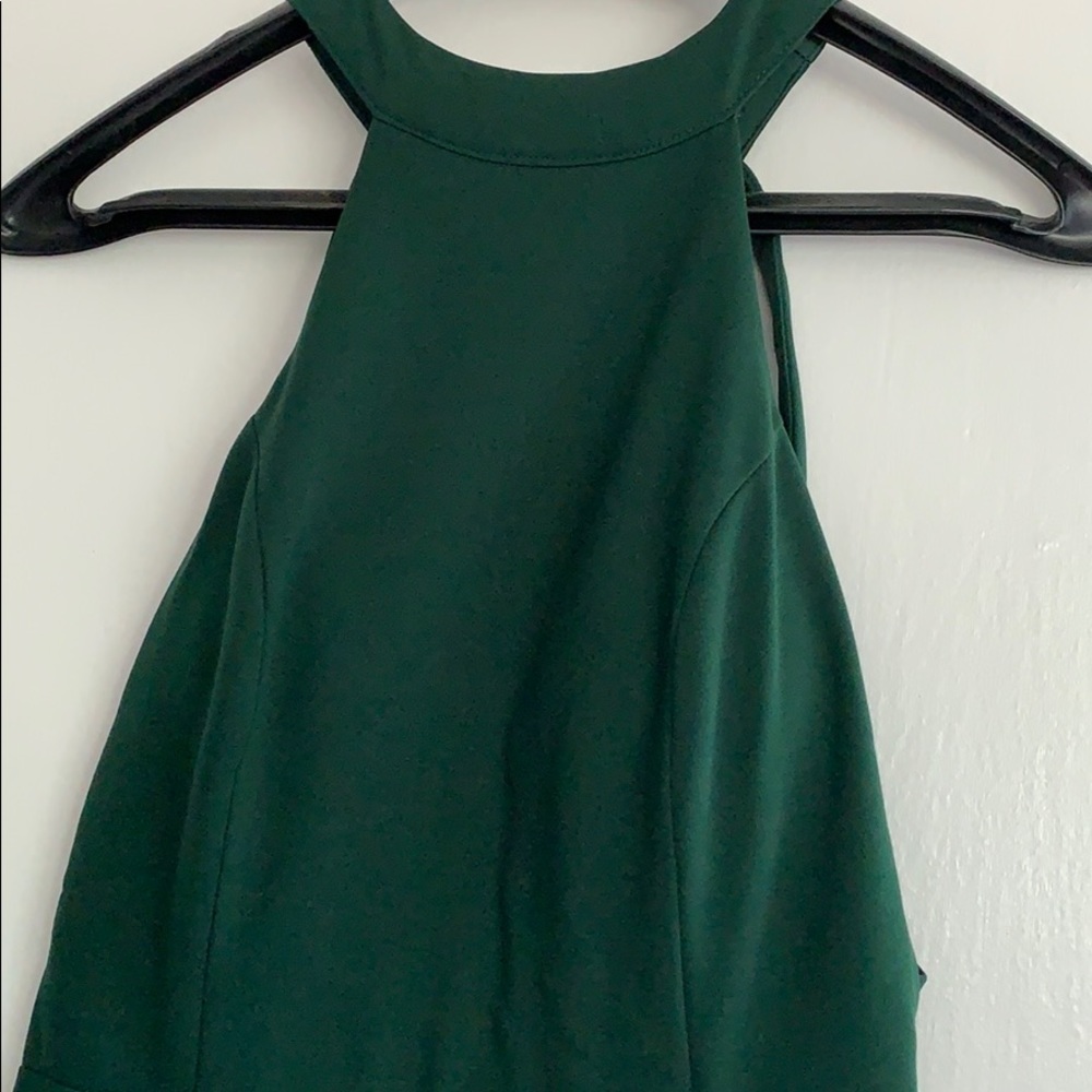 Green bridesmaid dress
